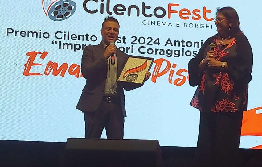 Cilento Fest 2024, ad Emanuele Pisapia il Premio Imprenditori Coraggiosi